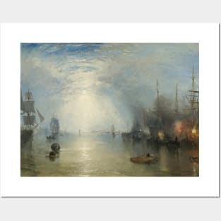 Keelmen Heaving in Coals by Moonlight by J.M.W. Turner Posters and Art